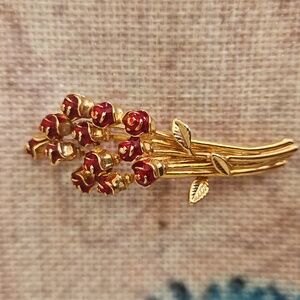 Rose Bouquet Brooch